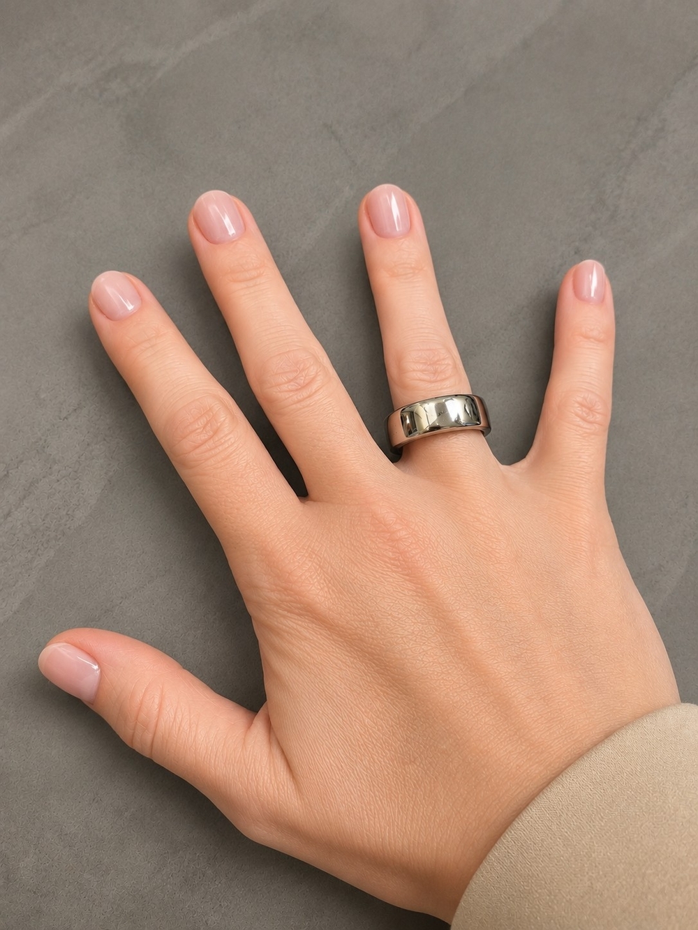 Oura Ring Gen3 Horizon Silver Size 8